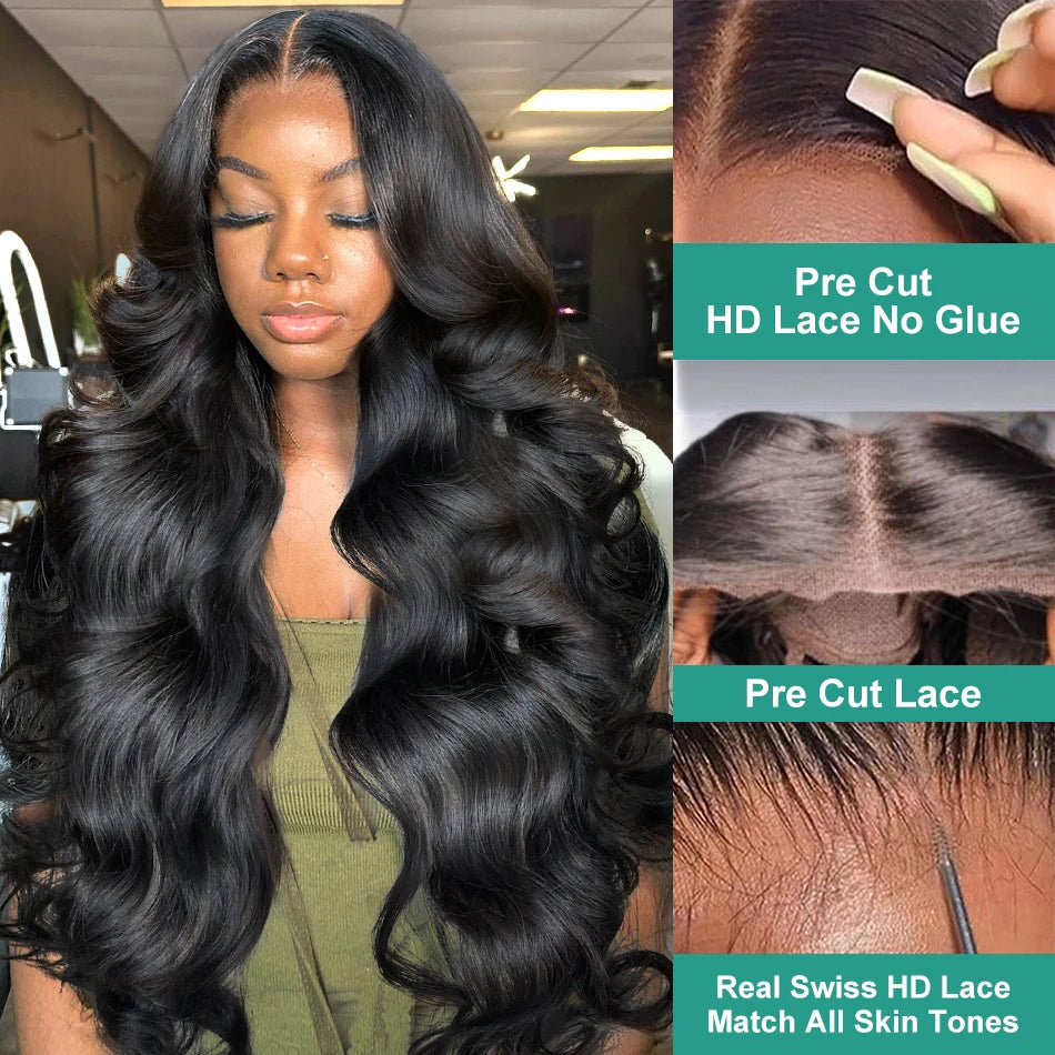 HD Body Water Wave Lace Front Wigs