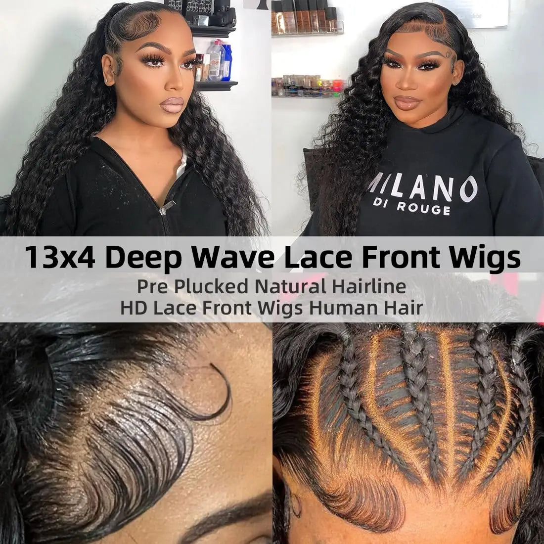 Human Hair Glueless Brazilian Lace Frontal