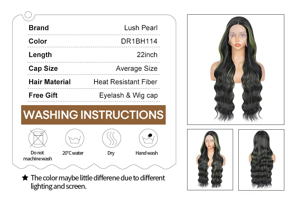 Brown Synthetic Glueless Lace Front Wigs