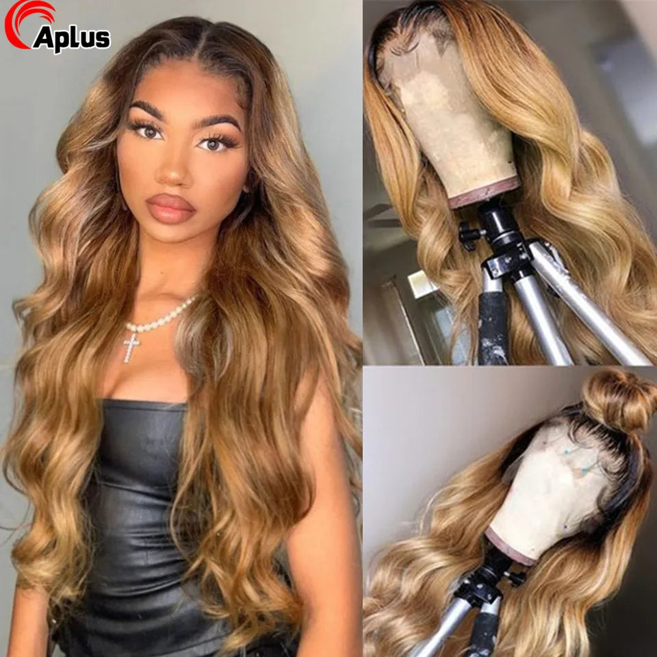 Honey Blonde Wig Body Wave