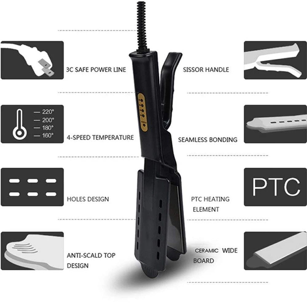 Professional Hair Straightener Four-gear Flat Iron