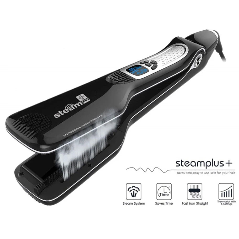 Steam Titanium Ceramic Flat Iron