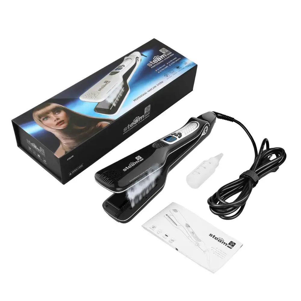 Steam Titanium Ceramic Flat Iron