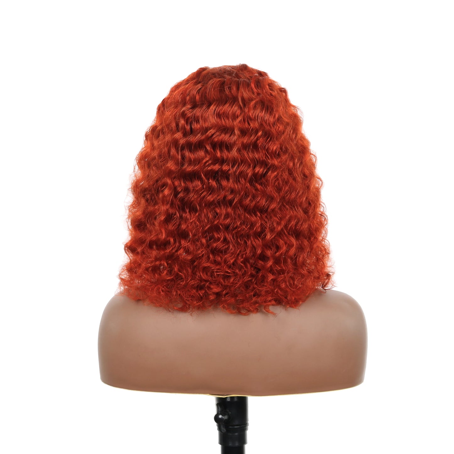 Orange Brown Deep Wave Lace Frontal Wig