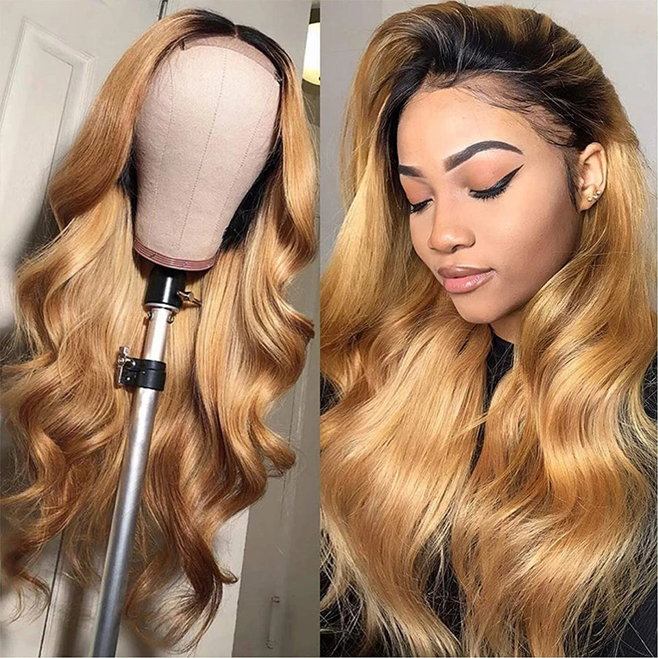 Honey Blonde Wig Body Wave