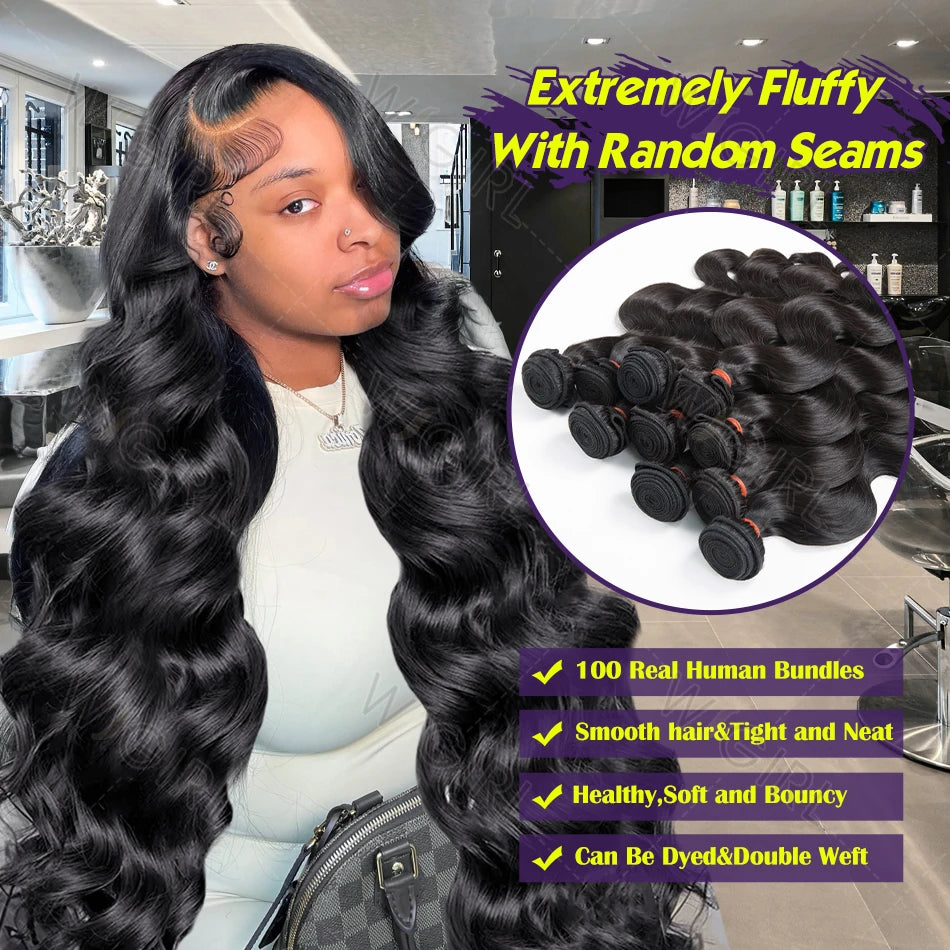 Wave Human Hair Bundles Indian