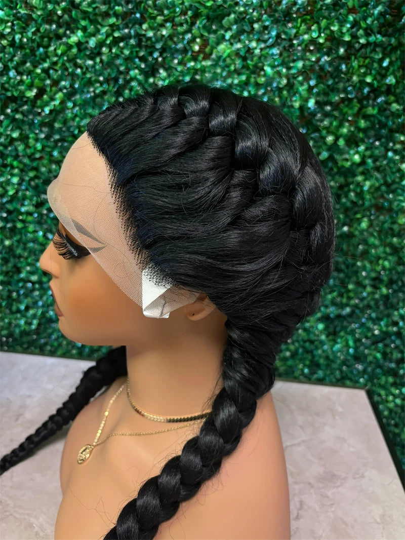 360 Synthetic Braided Lace Wig