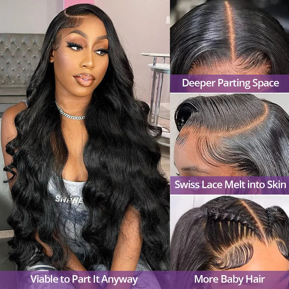 HD Body Wave Wig Pre Plucked Glueless