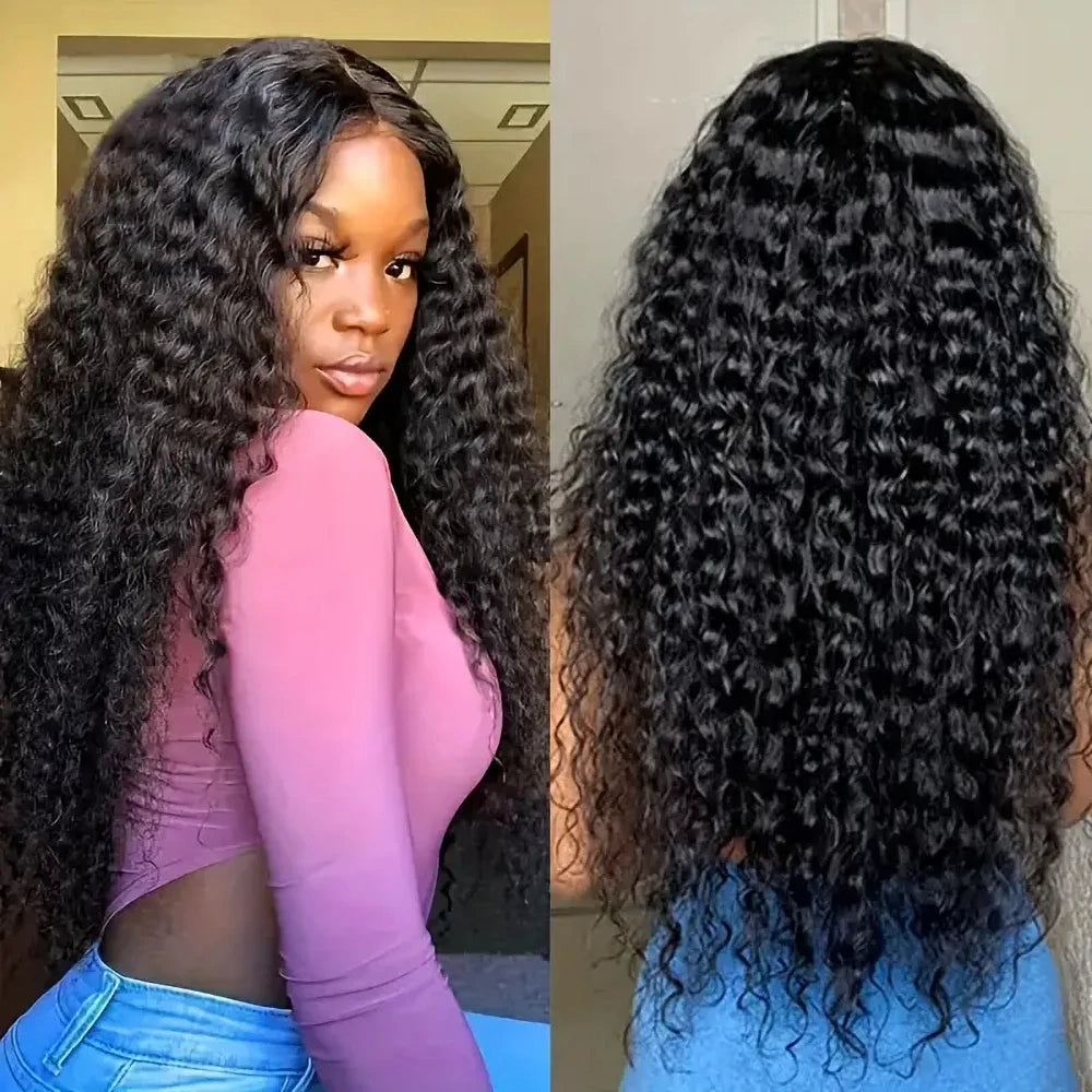 Curly Wigs Lace Front Human Hair