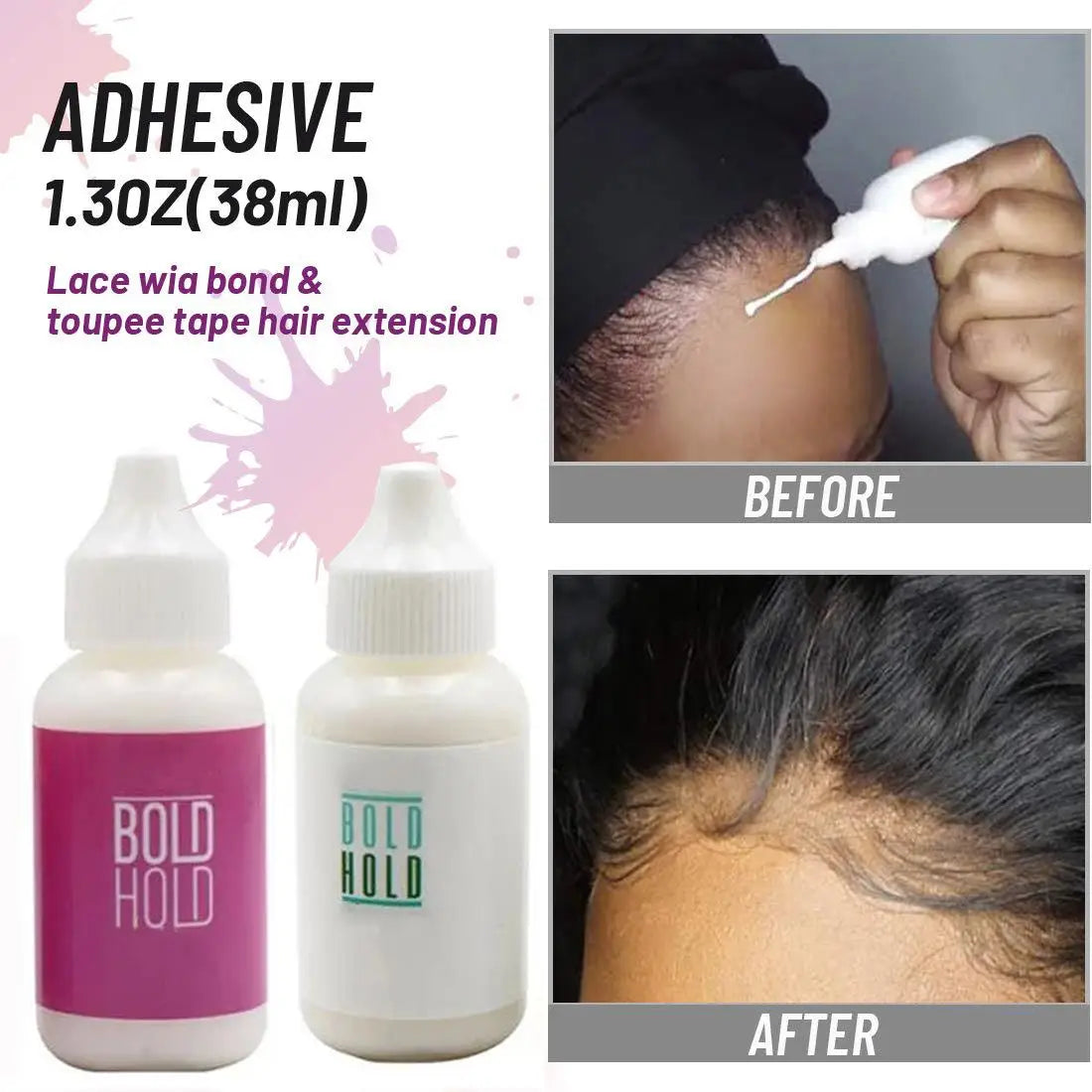 Bold Hold Lace Glue Waterproof