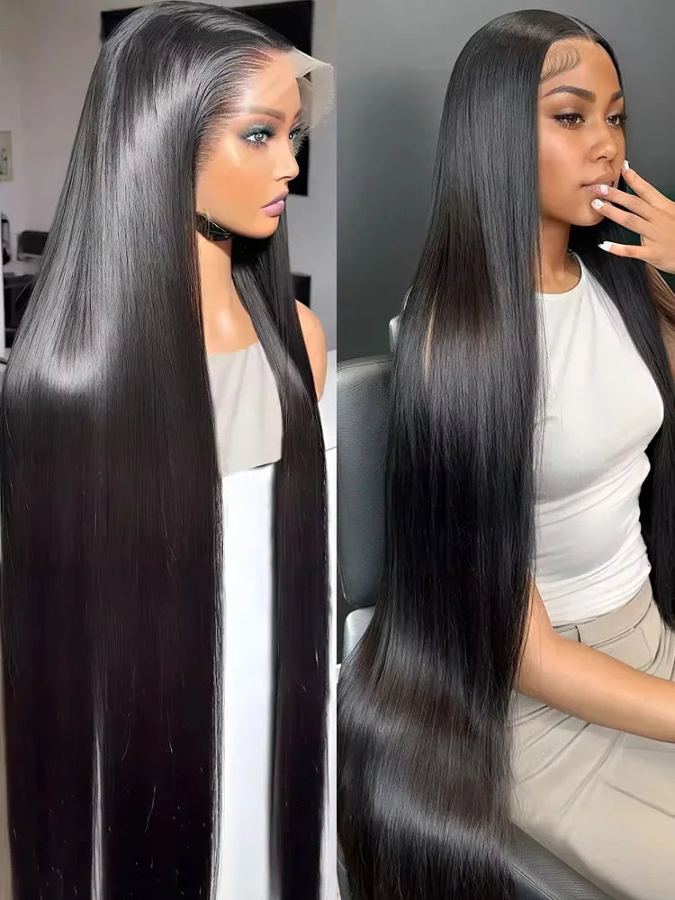 Human Hair HD Glueless Lace Frontal Wigs