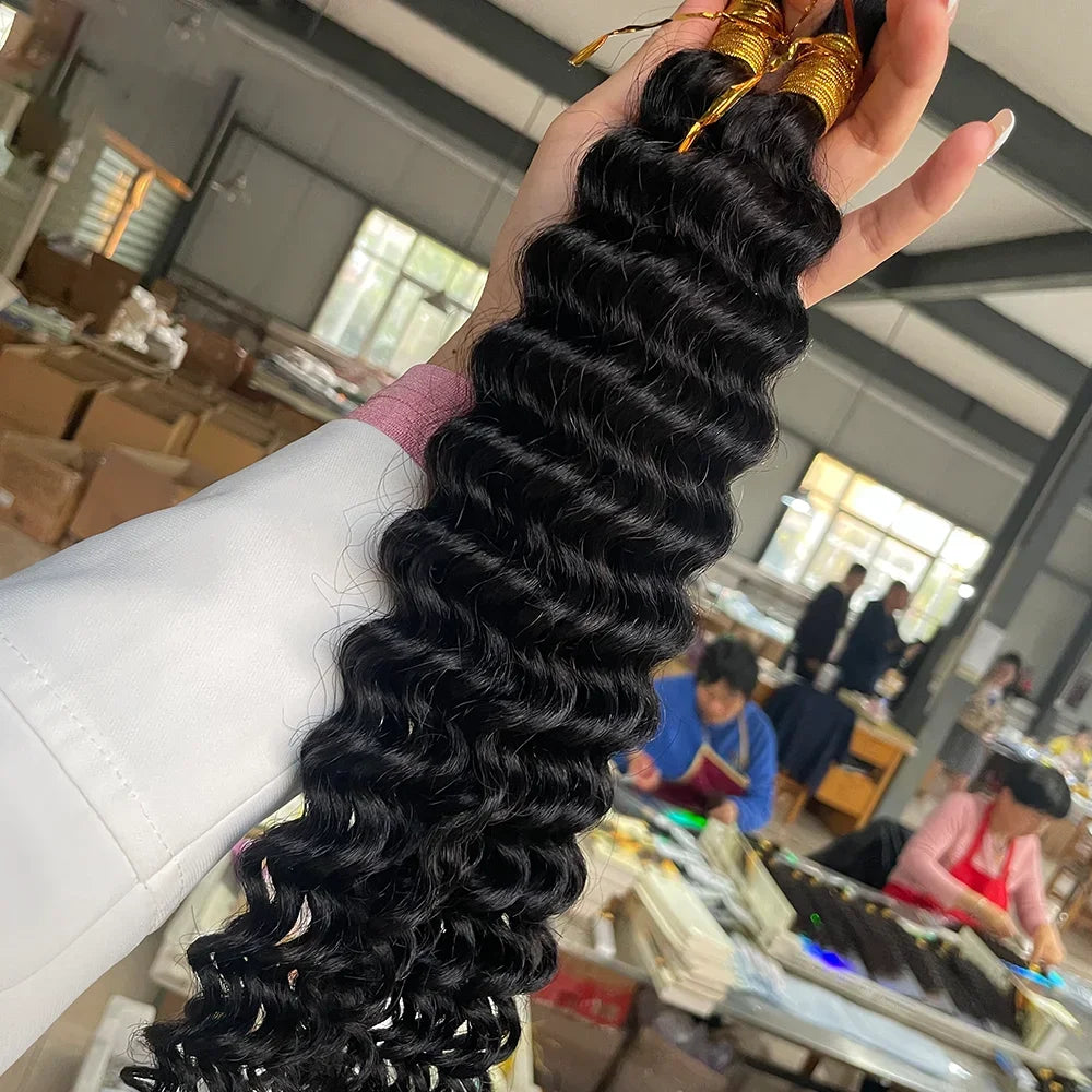 Deep Wave Bulk Human Hair