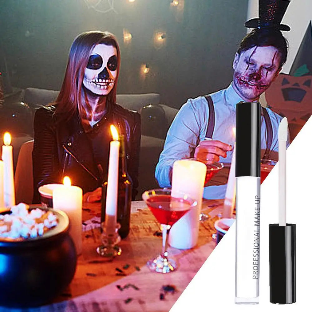 Halloween Lip-gloss Waterproof Sexy White Black