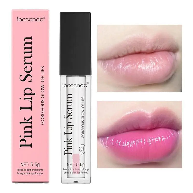 New 1pcs Tinted Lip Glow Serum Essential Oil Moisturizing Lip