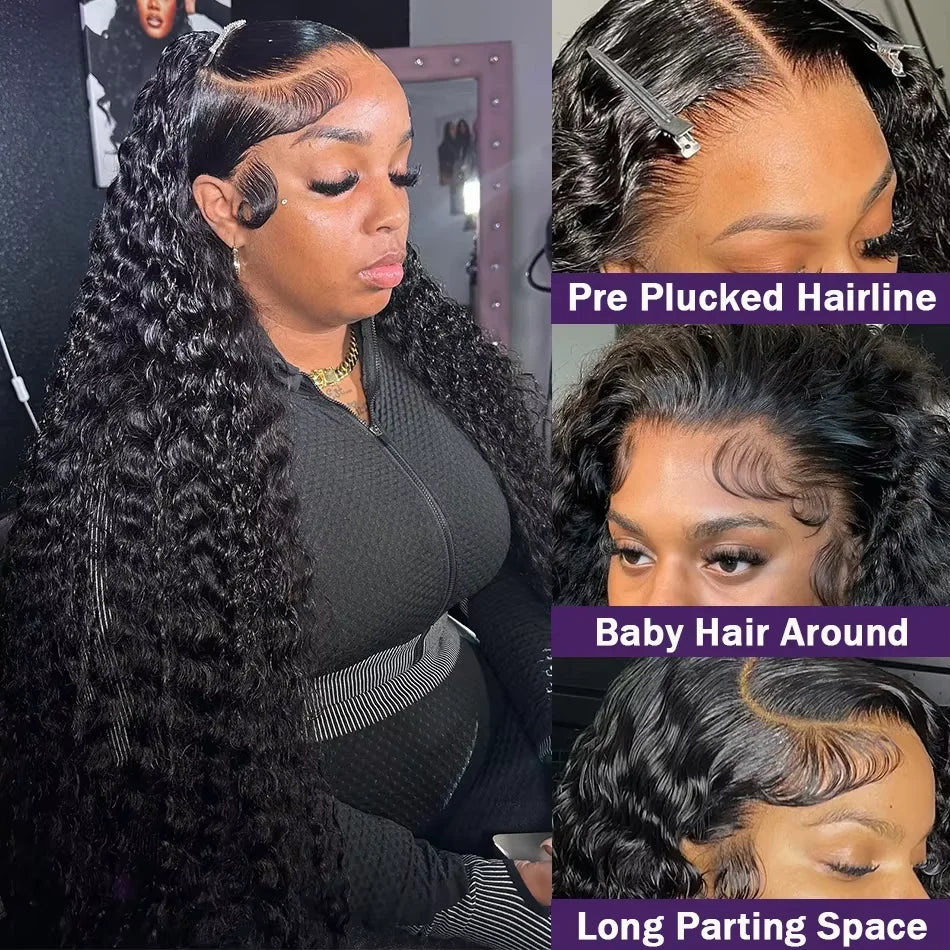 Brazilian Kinky Curly Lace Front Wigs