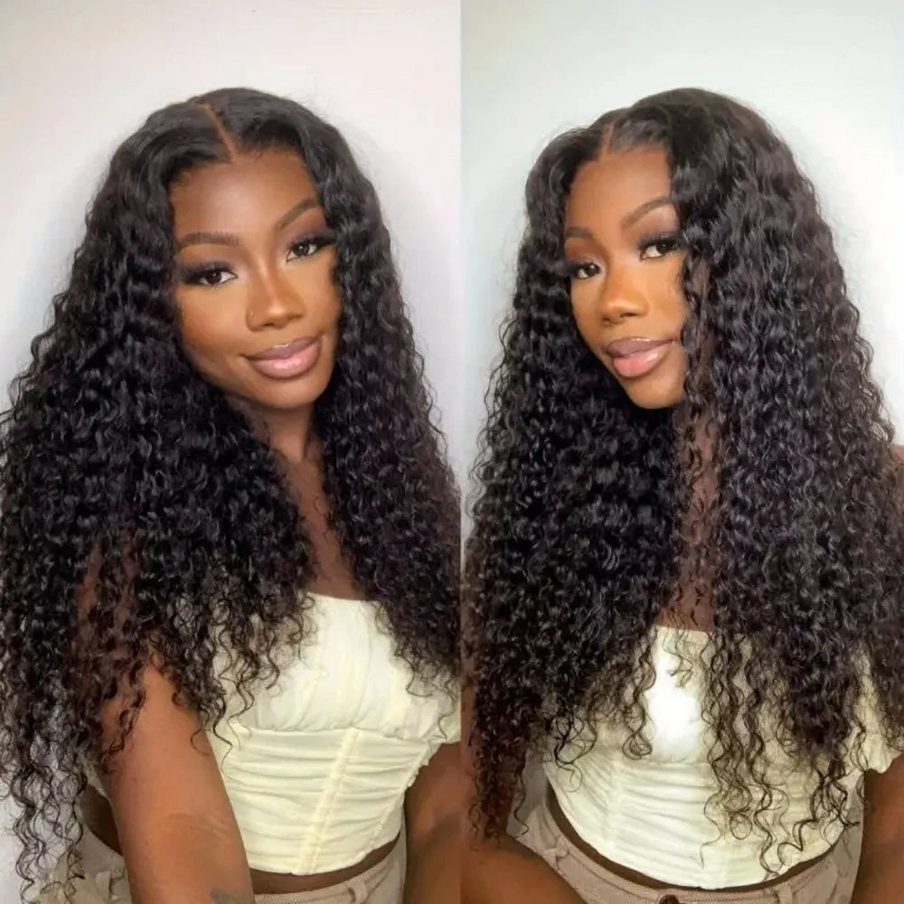 Curly Wigs Lace Front Human Hair