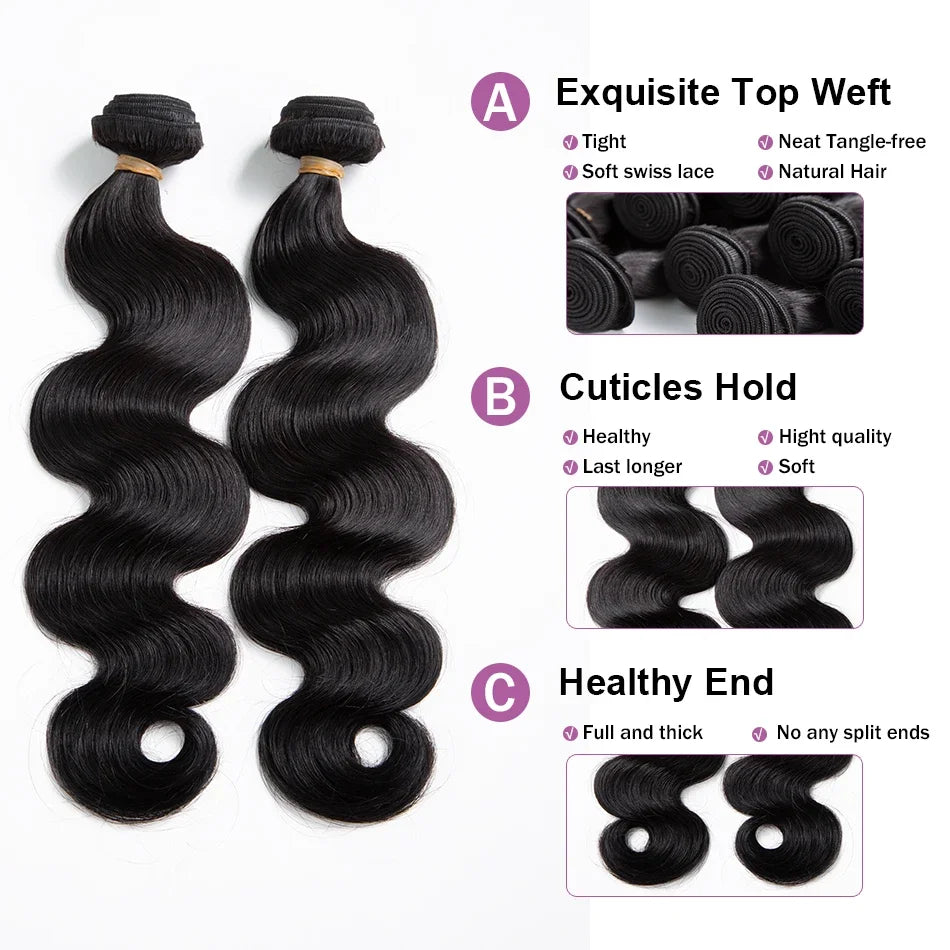 Wave Human Hair Bundles Indian