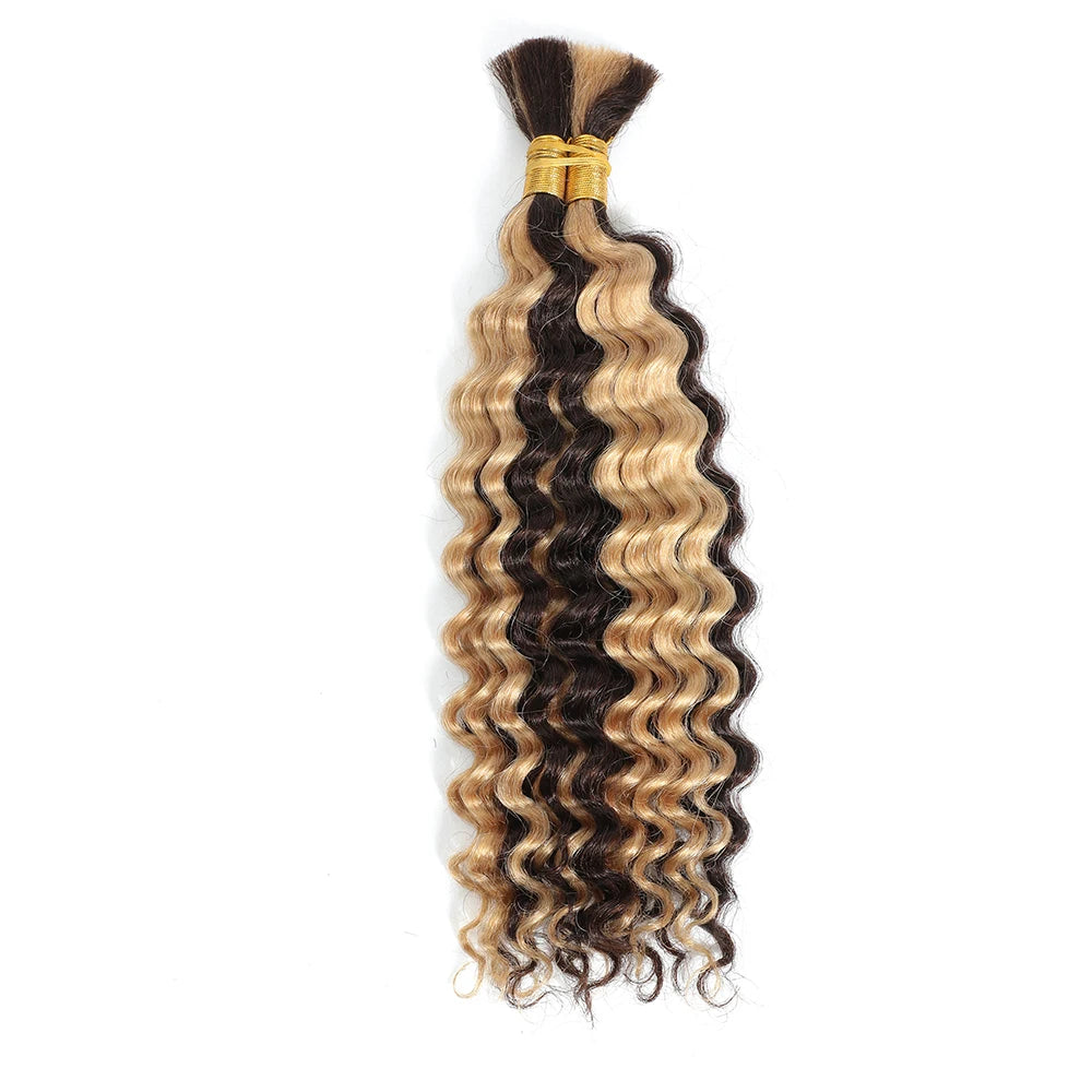 Human Braiding Hair Bundle Deep Wave