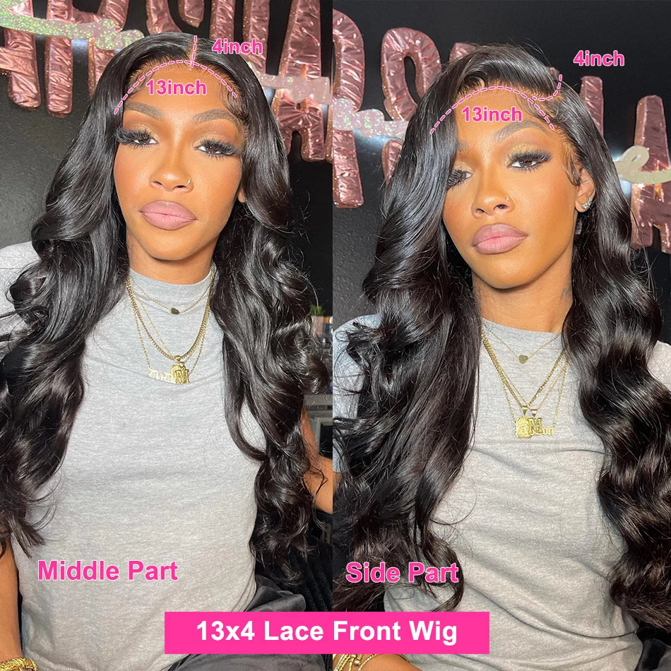 HD Body Wave Wig Pre Plucked Glueless