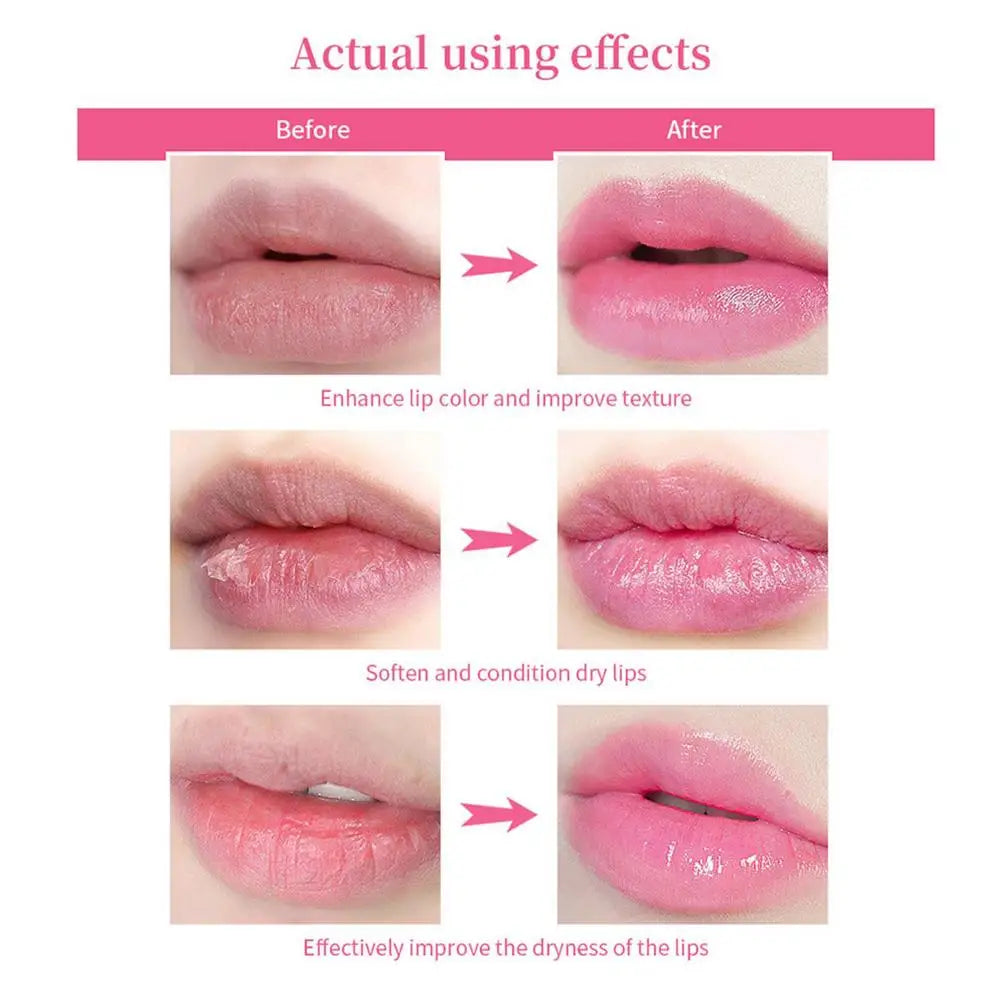 New 1pcs Tinted Lip Glow Serum Essential Oil Moisturizing Lip