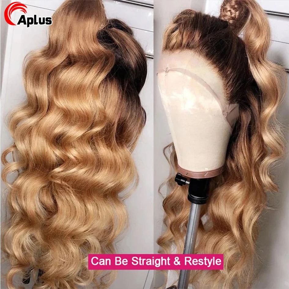 Honey Blonde Wig Body Wave