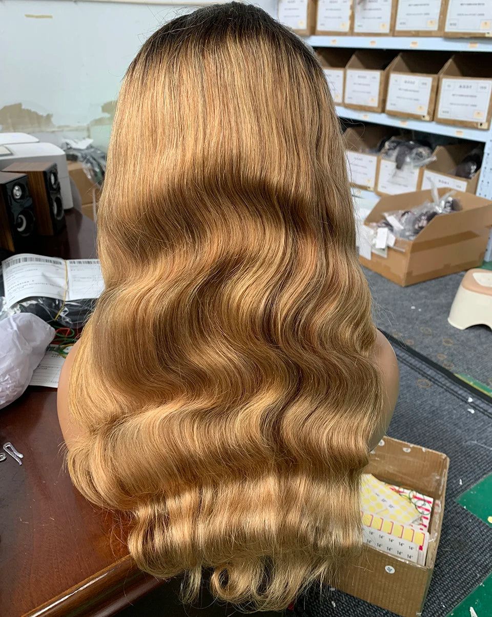 Honey Blonde Wig Body Wave