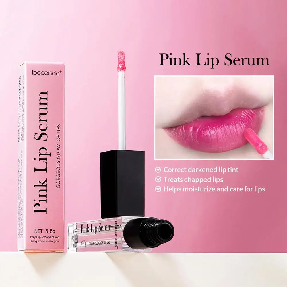 New 1pcs Tinted Lip Glow Serum Essential Oil Moisturizing Lip