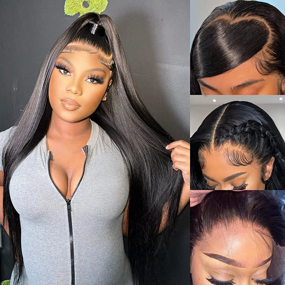 Brazilian Straight HD Lace Frontal Wigs