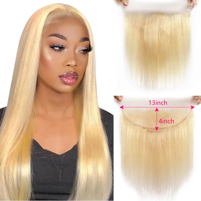 HD Lace Frontal Closure Pre Plucked 100% Real Human Hair