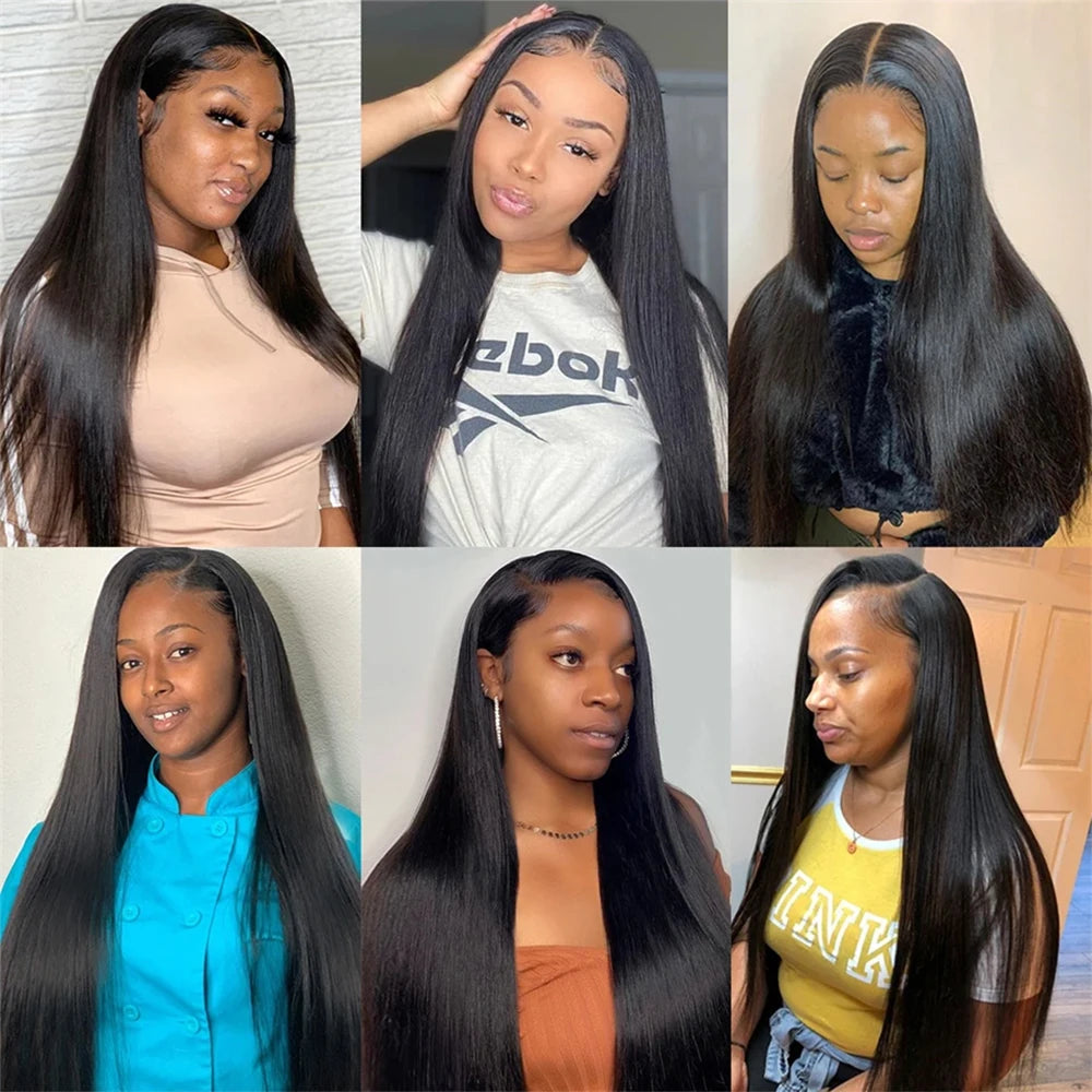 Brazilian Straight HD Lace Frontal Wigs