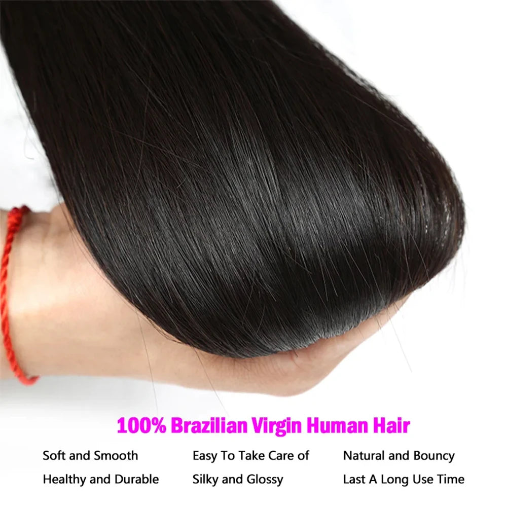 Brazilian Straight HD Lace Frontal Wigs