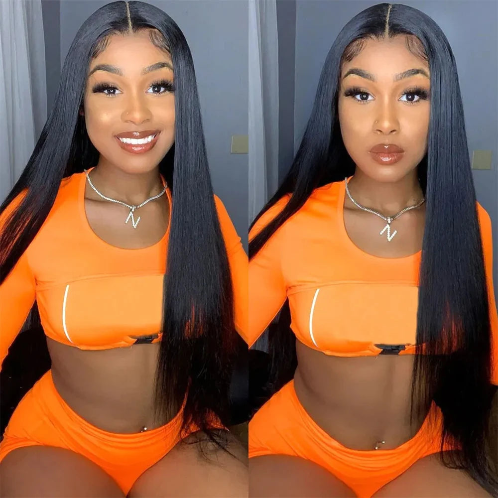 Brazilian Straight HD Lace Frontal Wigs