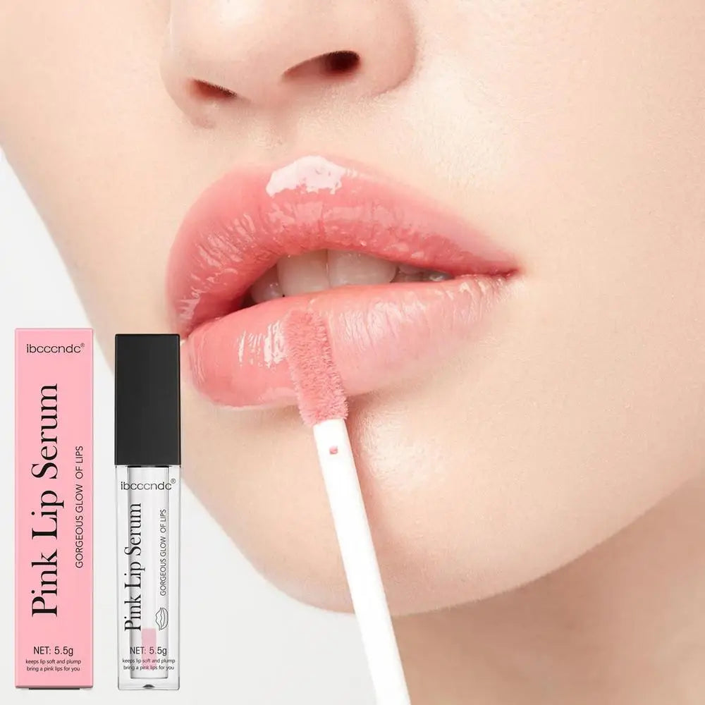 New 1pcs Tinted Lip Glow Serum Essential Oil Moisturizing Lip