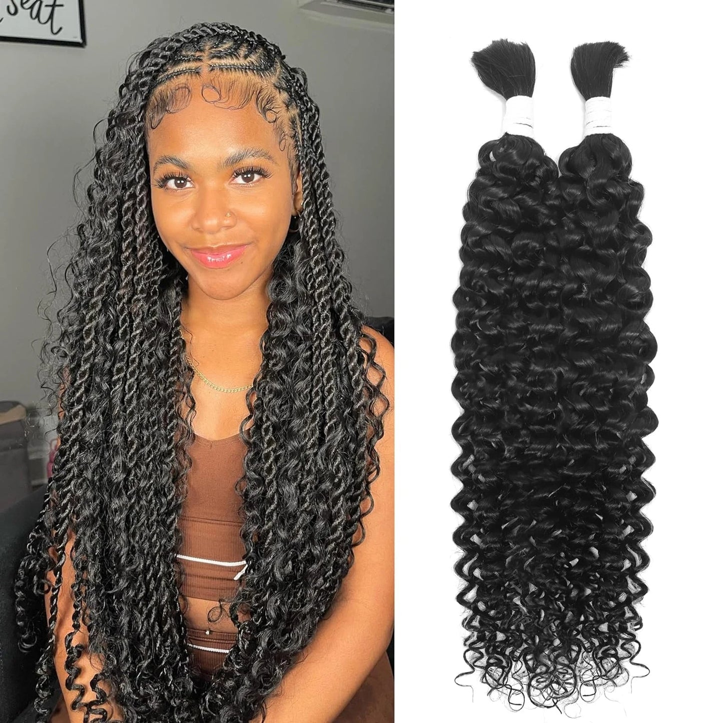 Bundle Bulk 100% Human Hair Braiding Hair