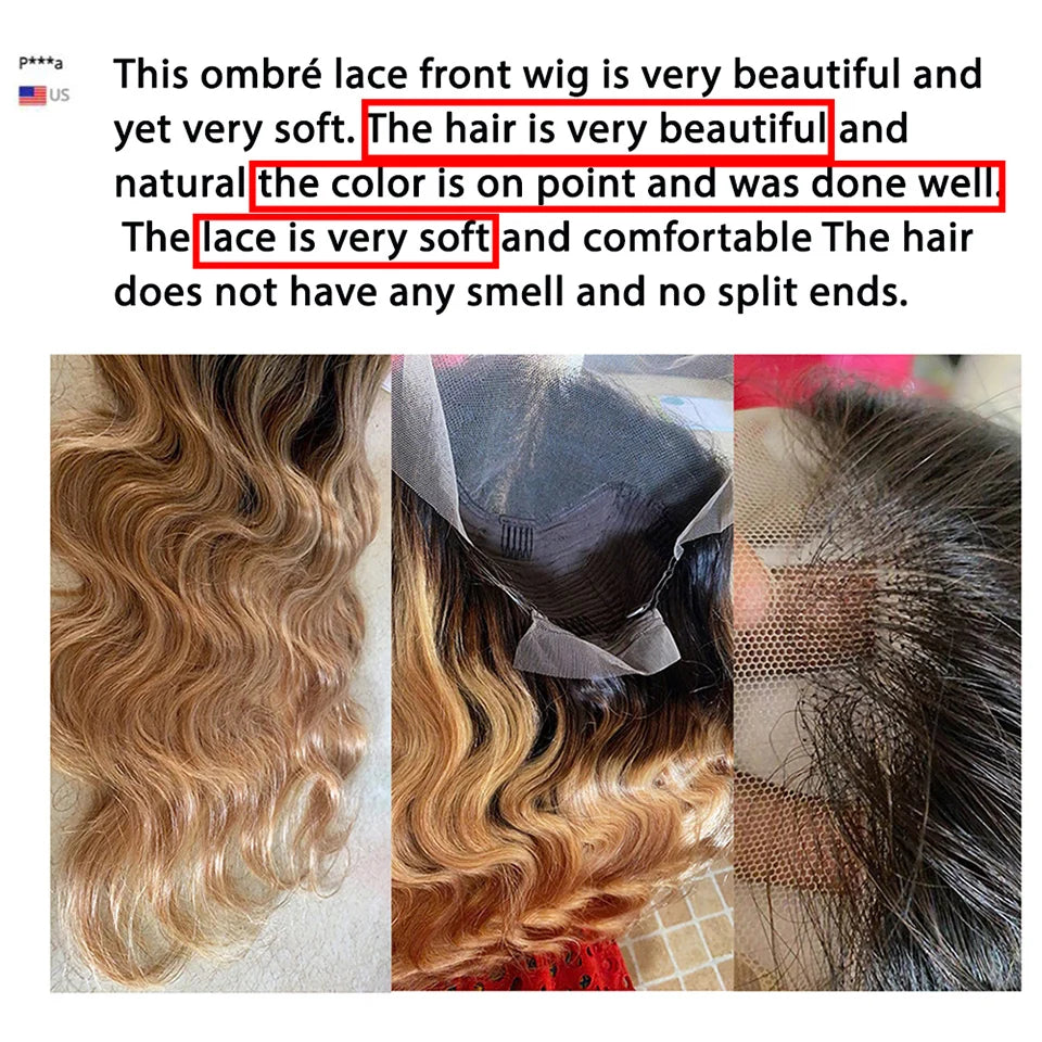 Honey Blonde Wig Body Wave