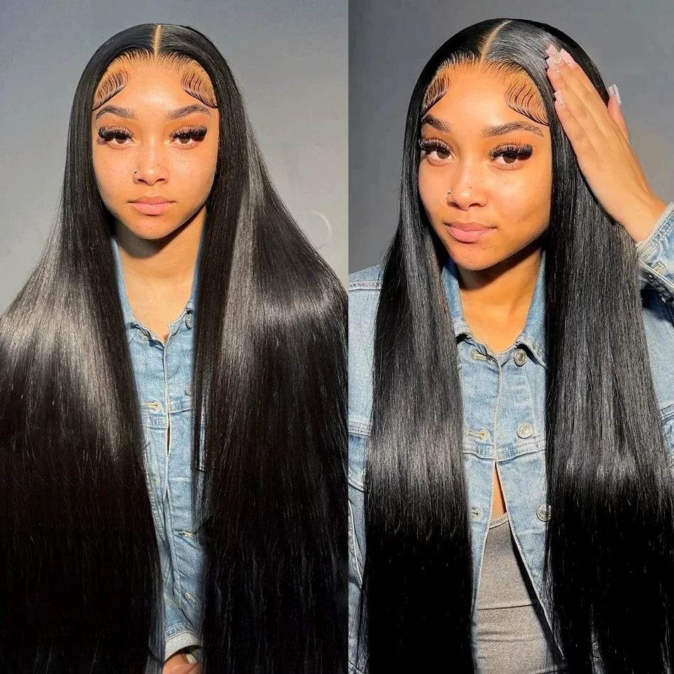 Human Hair HD Glueless Lace Frontal Wigs