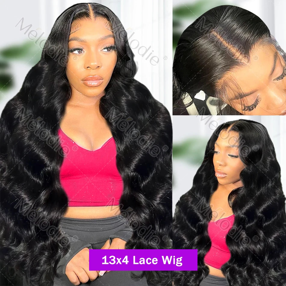 Human Hair Wigs Wavy Glueless Pre Plucked