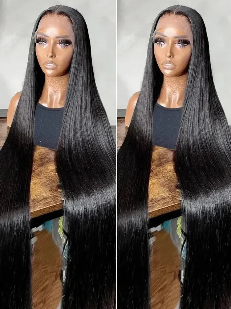 Human Hair HD Glueless Lace Frontal Wigs