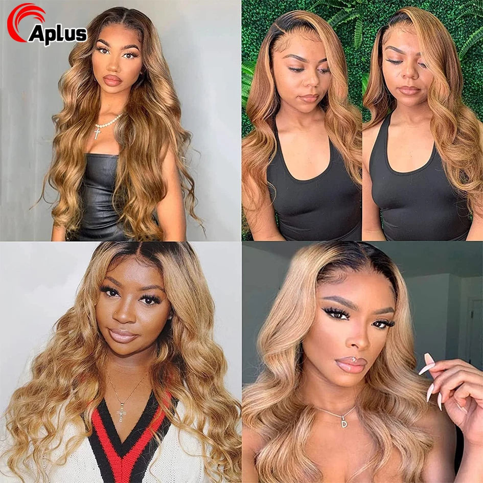 Honey Blonde Wig Body Wave