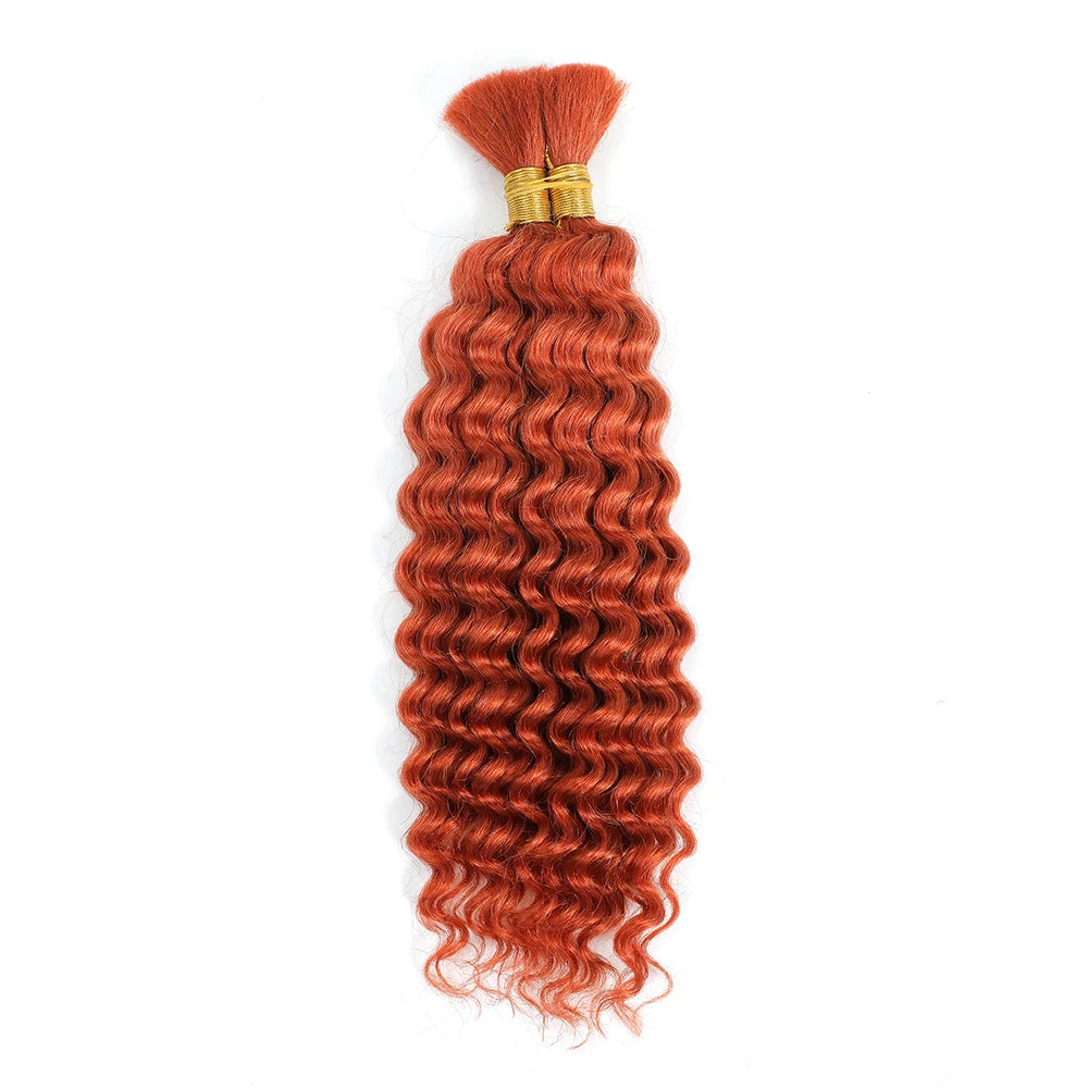 Bulk Braiding Hair Deep Wave Curly