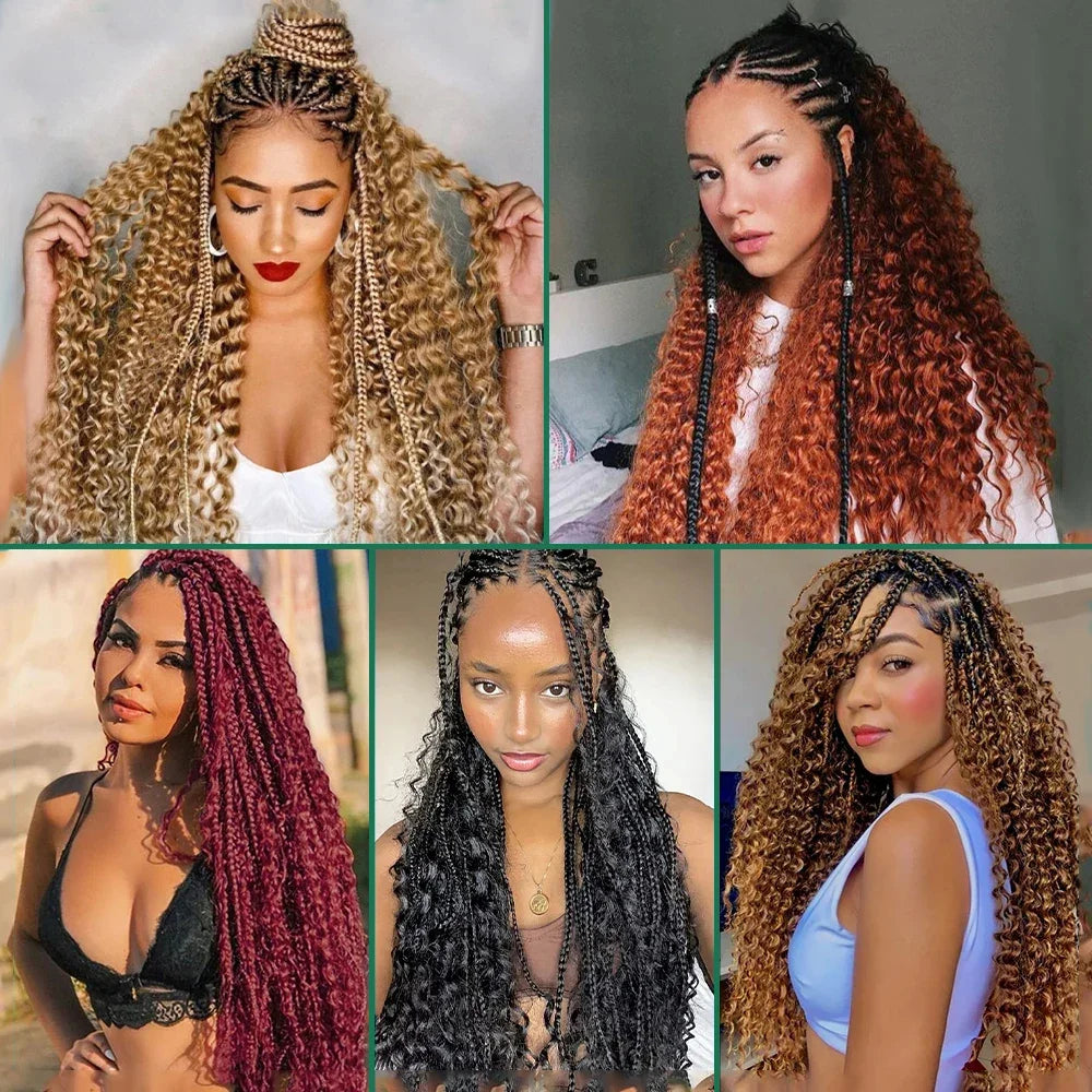 Bulk Braiding Hair Deep Wave Curly