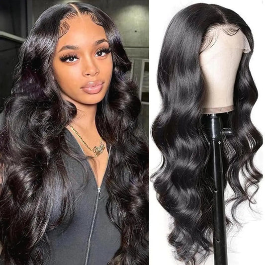 Human Hair Glueless HD Lace Front Wigs