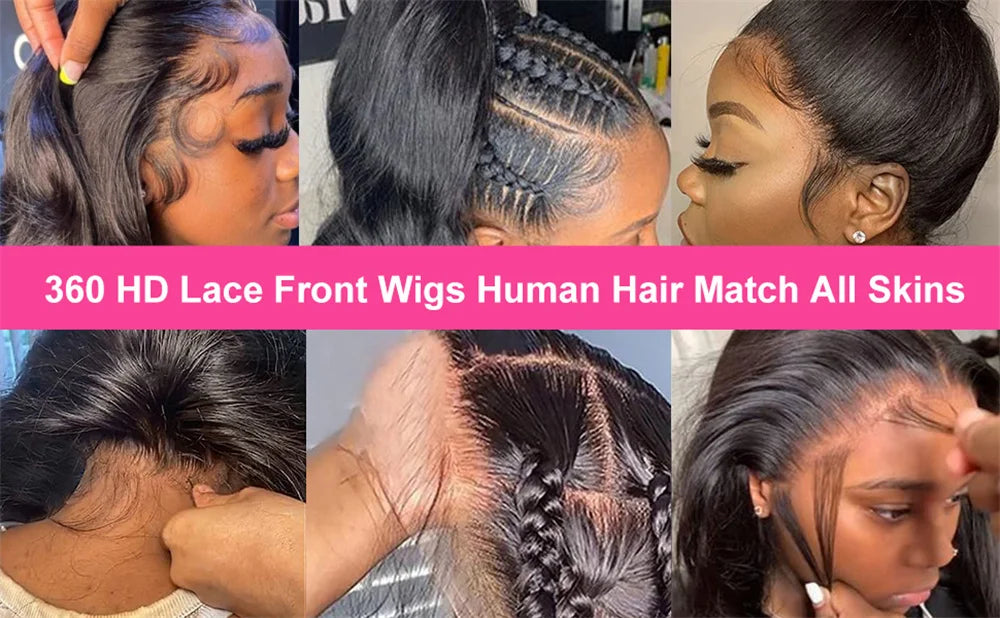 Human Hair Pre Plucked 360 Wig