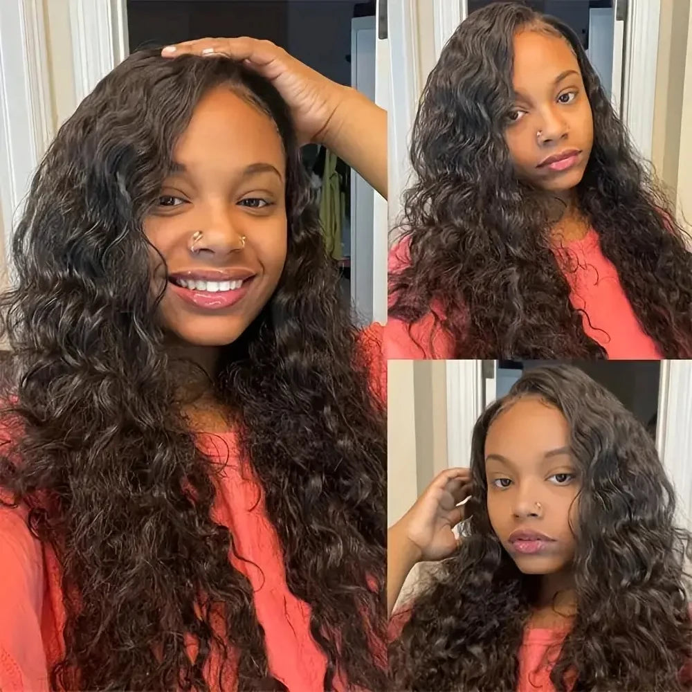 Curly Wigs Lace Front Human Hair