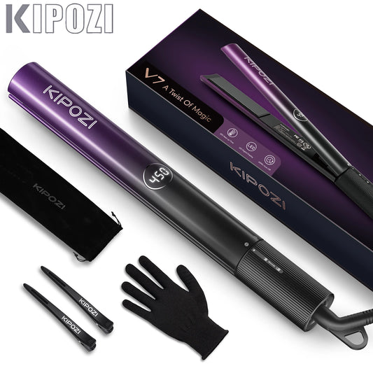 Luxury Hair Straightener 2 in 1 Flat Iron