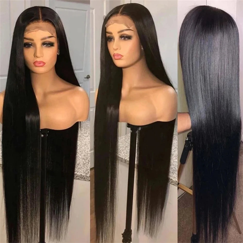 Brazilian Straight HD Lace Frontal Wigs