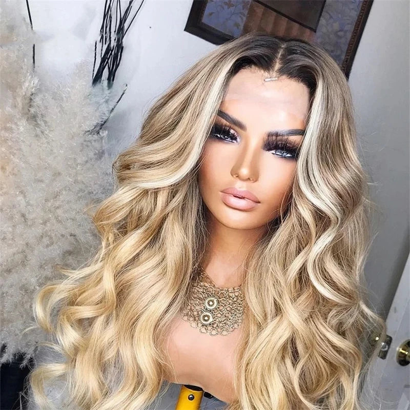 Ash Blonde Human Hair Wigs