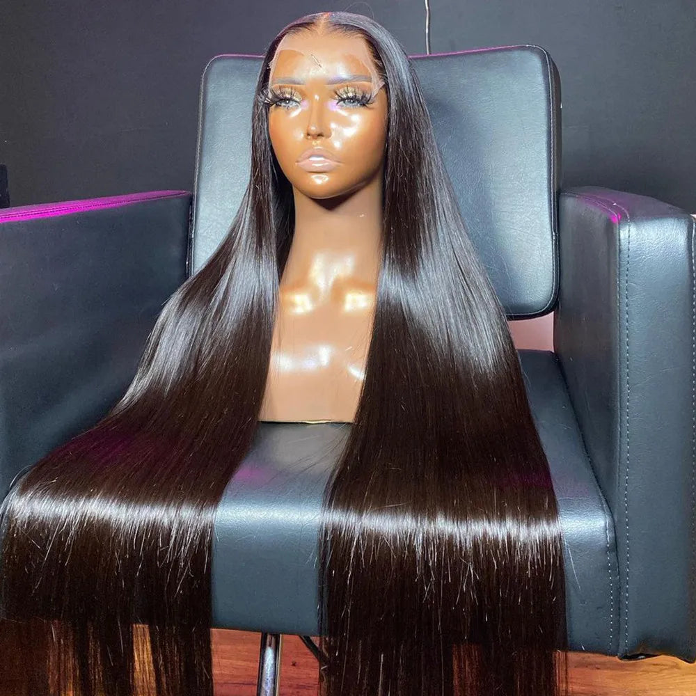 Human Hair HD Glueless Lace Frontal Wigs