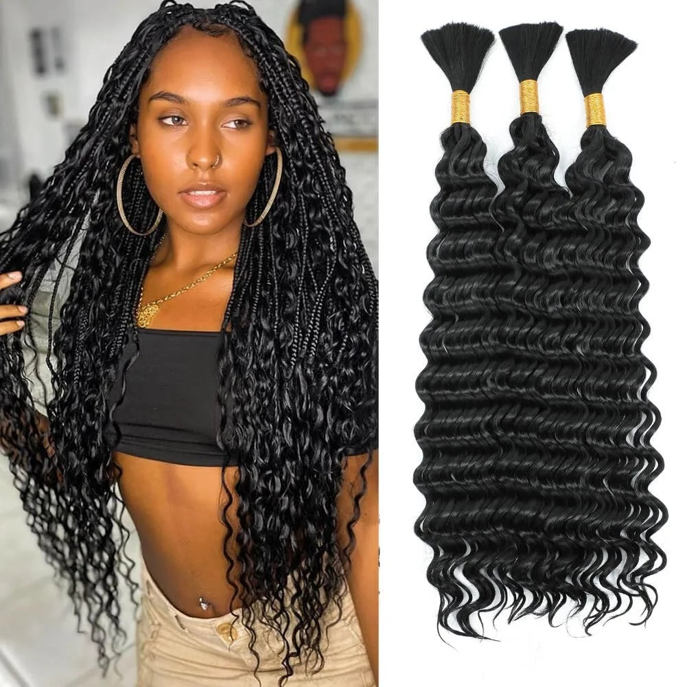 Deep Wave Bulk Human Hair