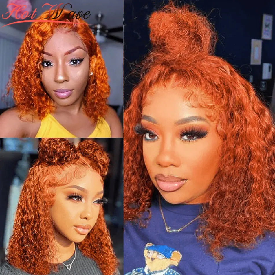 Ginger Short Curly Wigs